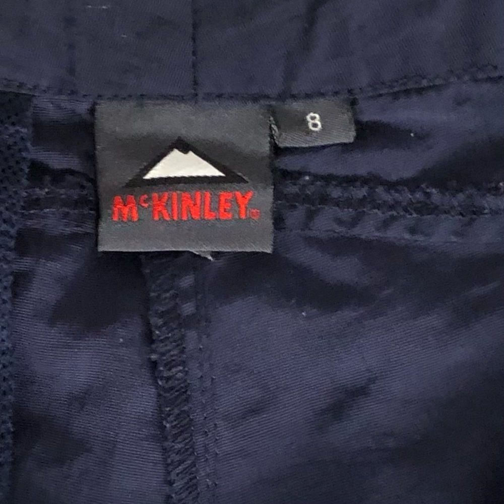 McKinley Convertible Navy Blue Hiking Casual Pants/Shorts Size 8 - Picture 6 of 13